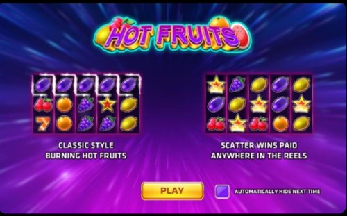 ฟีเจอร์พิเศษในเกม Hot Fruits