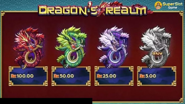 อัตราการจ่ายเงินรางวัล Dragons Realm อาณาจักรมังกร