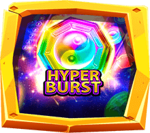 Hyper Burst เกมสล็อตธีมหยิน หยาง สีรุ้ง