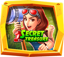 Secret Treasure เกมสล็อตล่าสมบัติลับ สุดร้อนแรง สล็อตค้อนทุบ