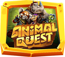 AnimalQuest เกมสล็อต ผจญภัย ของสัตว์ทั้ง 4 สหาย