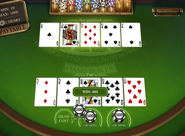 วีธีการเล่นเกม Oasis Poker Classic 