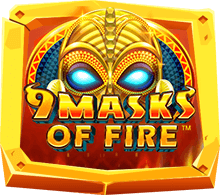 9 Masks of Fire เกมสล็อตหน้ากากไฟยอดฮิด เกมทำกำไรมากที่สุด