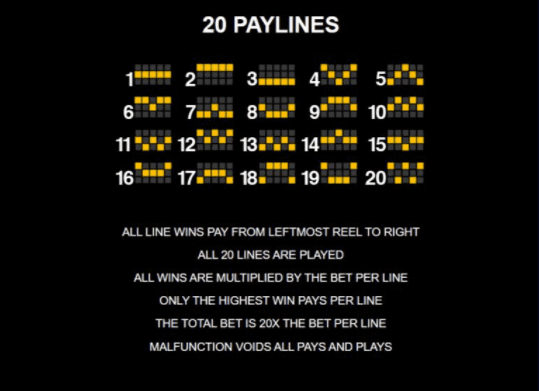 Lines ในเกม Playboy Fortunes