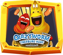 Crazy worm เกมสล็อต กับตัวการ์ตูน LARVA