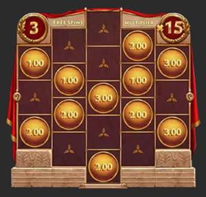Free Spins สัญลักษณ์ Rome เกม Rome The Golden Age