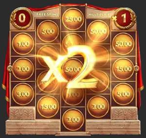 Free Spins ×2 Multiplier เกม Rome The Golden Age