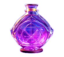 สัญลักษณ์ ยาวิเศษสีม่วง เกม Mystic Potion
