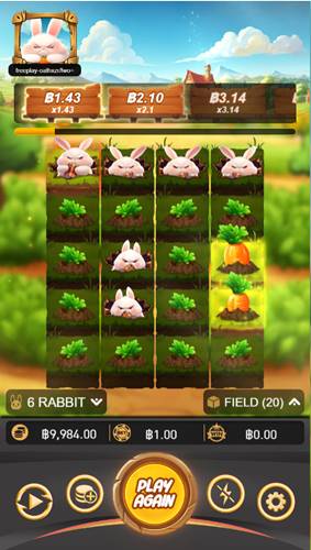 วิธีเล่นเกม Rabbit Mines กระต่ายขโมยแครอท